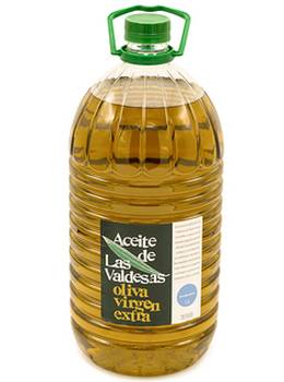 Een fles extra olijfolie van de eerste persing van 5 liter
