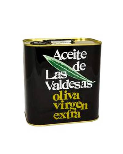 Can of 2,5 litres of extra virgin olive oil.
