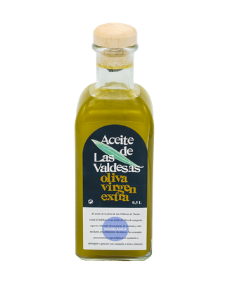 Aceite de oliva virgen extra frasca 500 ml Frasca de vidrio de 0,5 litros de aceite de oliva virgen extra