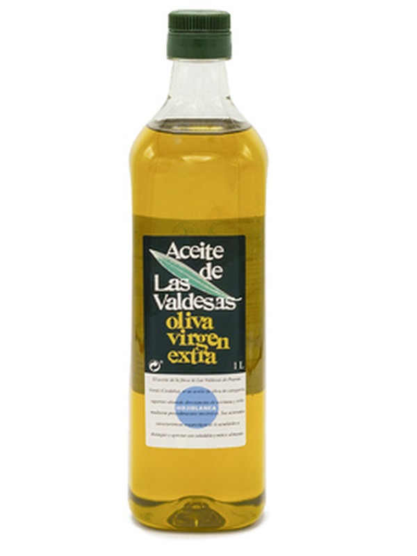 Bottle of extra virgin olive oil