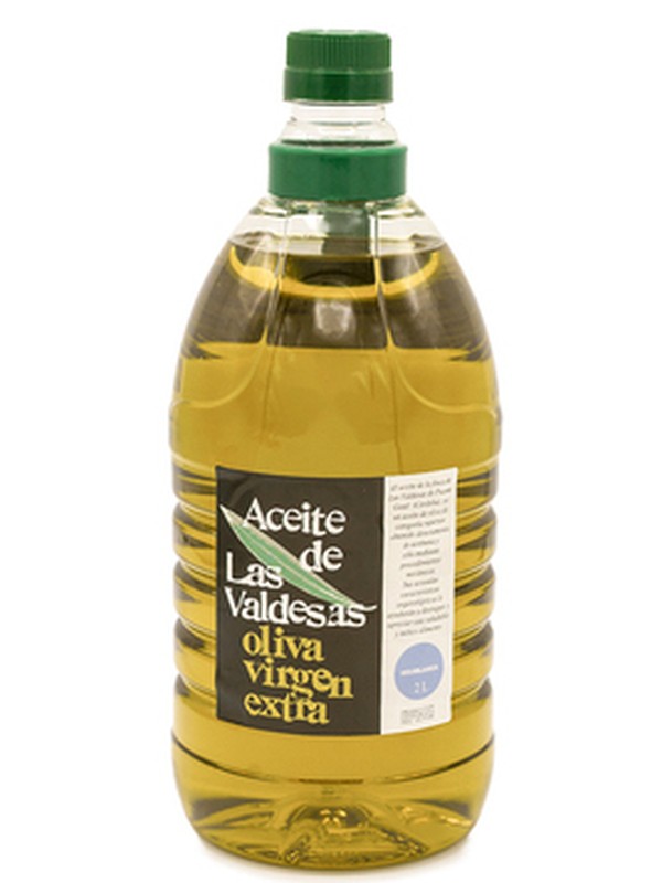A 2-litre bottle of extra virgin olive oil