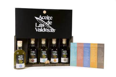 Caja de cata de aceite de oliva virgen extra