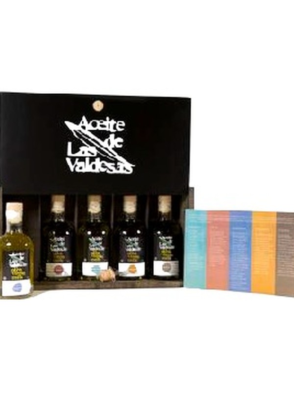 Caja de degustación de aceites monovarietales