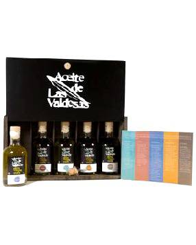 Caja de cata de aceite de oliva virgen extra Caja de degustación de aceites monovarietales