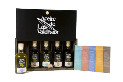 Caja de degustación de aceites monovarietales