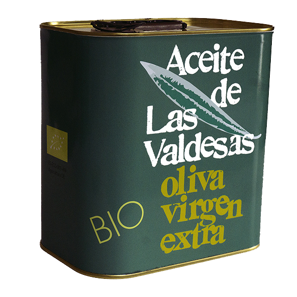 Lata de 2,5 litros de aceite de oliva virgen extra ecológico