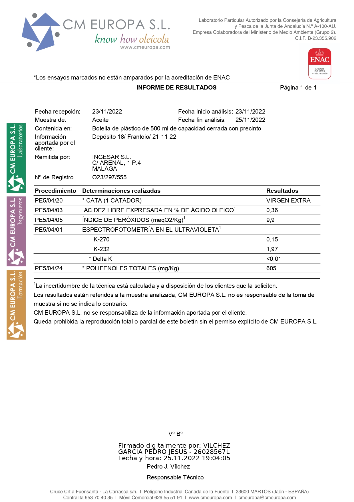 Aceituna variedad Frantoio